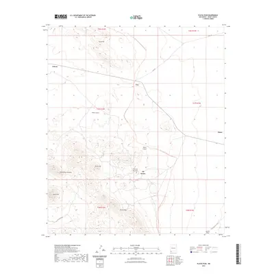 2023 Map of Playas Peak, 2023 Print
