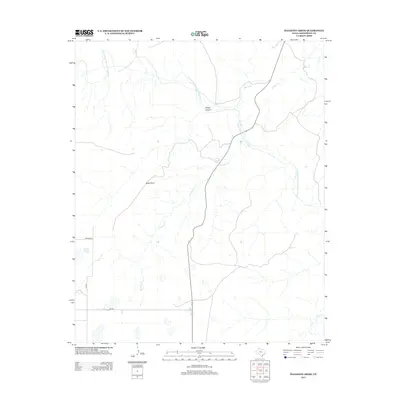 2012 Map of Pleasant Creek, 2012 Print