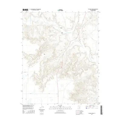 2016 Map of Pleasant Creek, 2016 Print