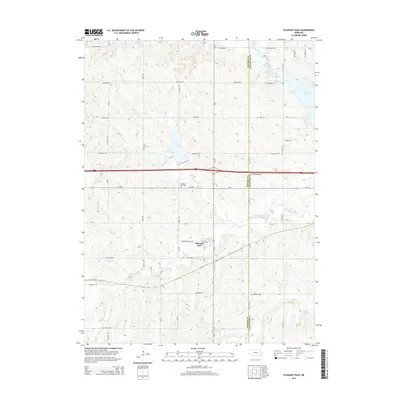 2014 Map of Pleasant Dale, 2014 Print