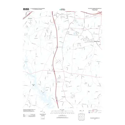 2013 Map of Pleasant Garden, 2013 Print