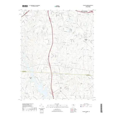 2019 Map of Pleasant Garden, 2019 Print