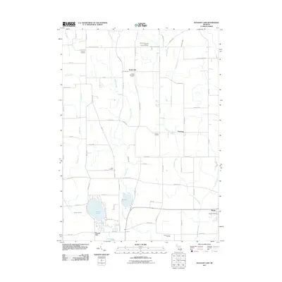 2011 Map of Pleasant Lake, 2011 Print