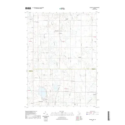 2019 Map of Pleasant Lake, 2019 Print