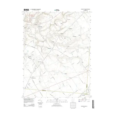 2013 Map of Pleasant Plain, 2013 Print