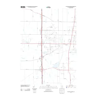 2013 Map of Pleasant Prairie, 2013 Print