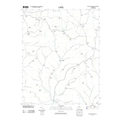 2010 Map of Pleasant Shade, 2010 Print
