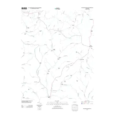 2013 Map of Pleasant Shade, 2013 Print