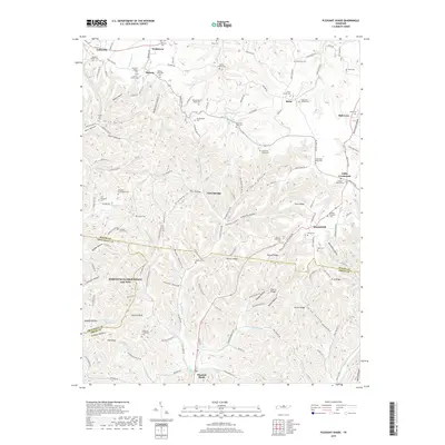2019 Map of Pleasant Shade, 2019 Print