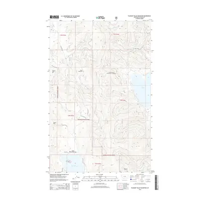 2014 Map of Pleasant Valley Mountain, 2014 Print