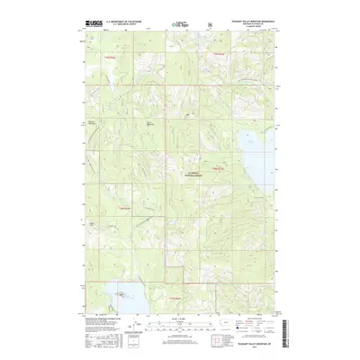 2017 Map of Pleasant Valley Mountain, 2017 Print