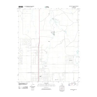 2010 Map of Pleasant Valley, 2010 Print