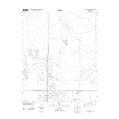 2012 Map of Pleasant Valley, 2012 Print