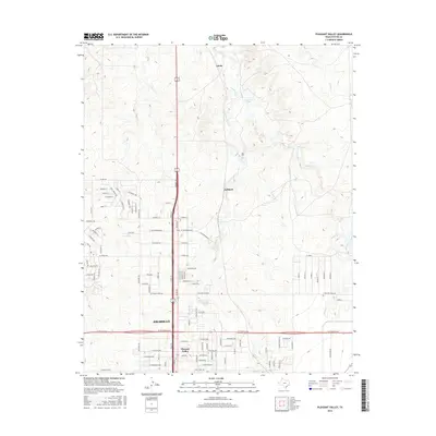 2016 Map of Pleasant Valley, 2016 Print