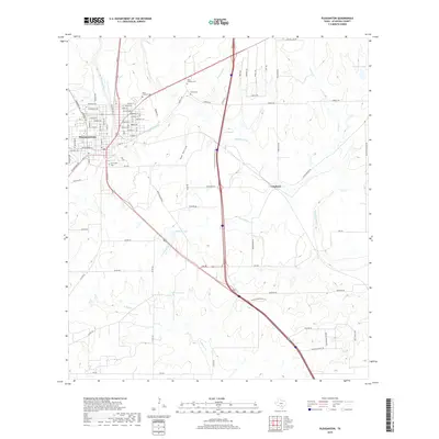 2019 Map of Pleasanton, 2019 Print
