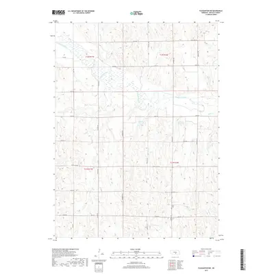 2017 Map of Pleasanton NW, 2017 Print