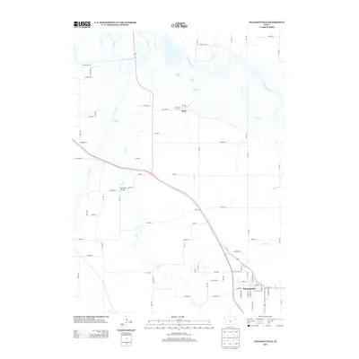 2013 Map of Pleasantville, 2013 Print