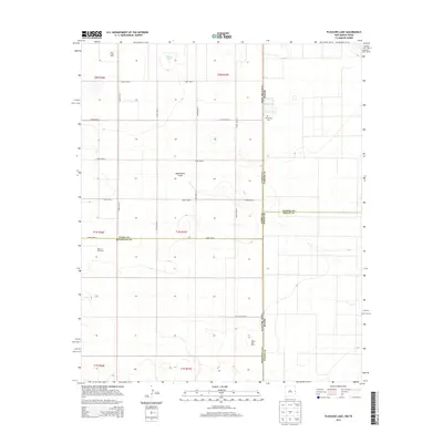 2013 Map of Pleasure Lake, 2013 Print
