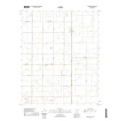 2020 Map of Pleasure Lake, 2020 Print