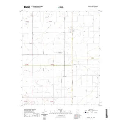 2023 Map of Pleasure Lake, 2023 Print