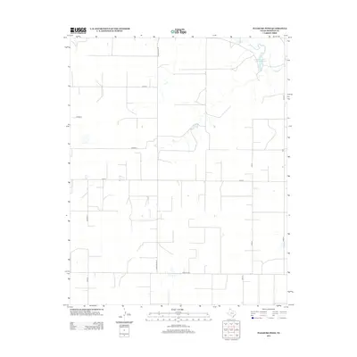 2012 Map of Pleasure Pond, 2012 Print