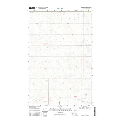 2017 Map of Plentywood NW, 2017 Print