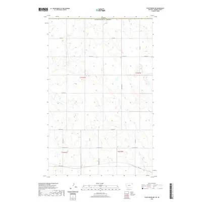 2020 Map of Plentywood NW, 2020 Print