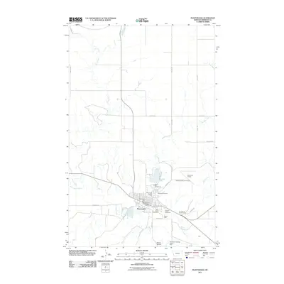 2011 Map of Plentywood, 2011 Print