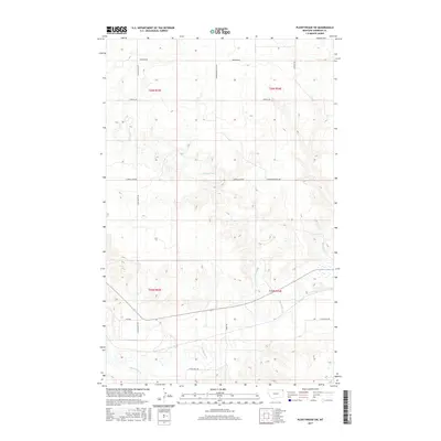 2017 Map of Plentywood SW, 2017 Print