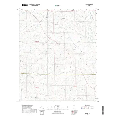 2018 Map of Pletcher, 2018 Print