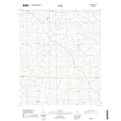 2020 Map of Pletcher, 2020 Print