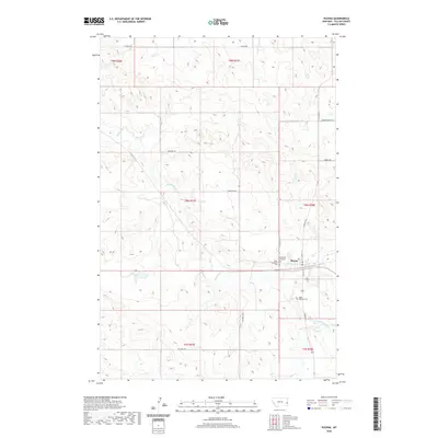 2020 Map of Plevna, 2020 Print