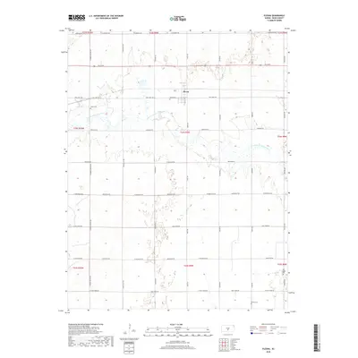 2018 Map of Plevna, 2018 Print