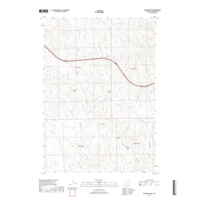 2017 Map of Ploessers Draw, 2017 Print