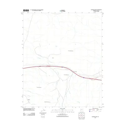 2011 Map of Plomosa Pass, 2011 Print