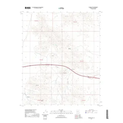 2018 Map of Plomosa Pass, 2018 Print