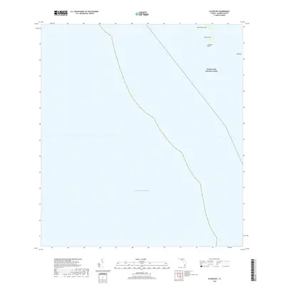 2018 Map of Plover Key, 2018 Print