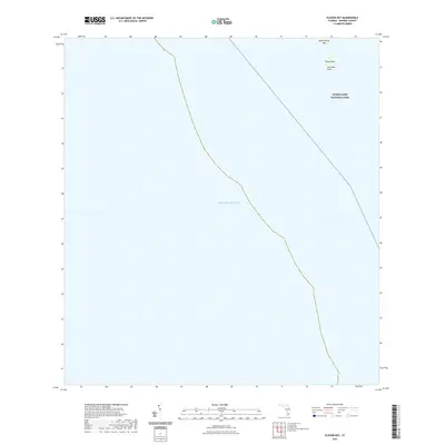 2021 Map of Plover Key, 2021 Print