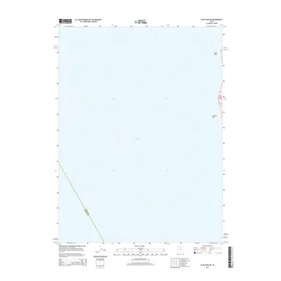 2014 Map of Plug Peak NE, 2014 Print