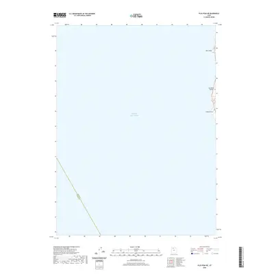2020 Map of Plug Peak NE, 2020 Print