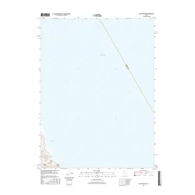 2017 Map of Plug Peak NW, 2017 Print
