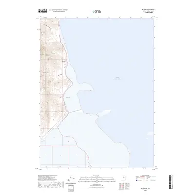 2023 Map of Plug Peak, 2023 Print