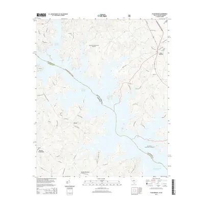 2014 Map of Plum Branch, 2014 Print