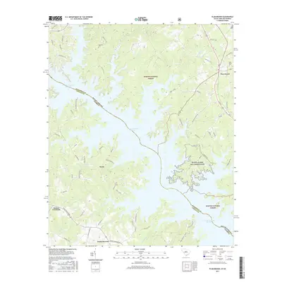 2017 Map of Plum Branch, 2017 Print