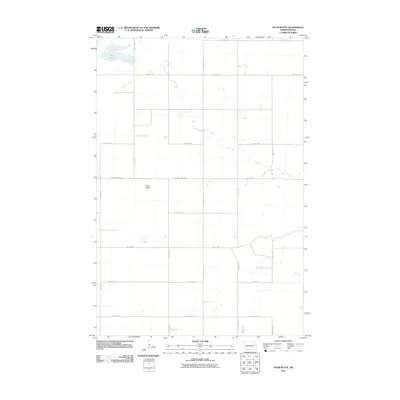 2011 Map of Plum Butte, 2011 Print