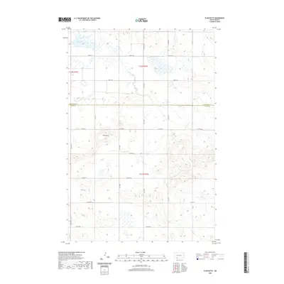 2020 Map of Plum Butte, 2020 Print