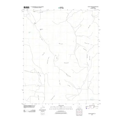 2010 Map of Plum Canyon, 2010 Print