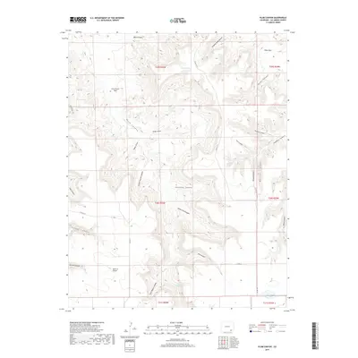 2019 Map of Plum Canyon, 2019 Print