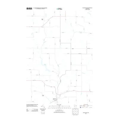 2013 Map of Plum City, 2013 Print