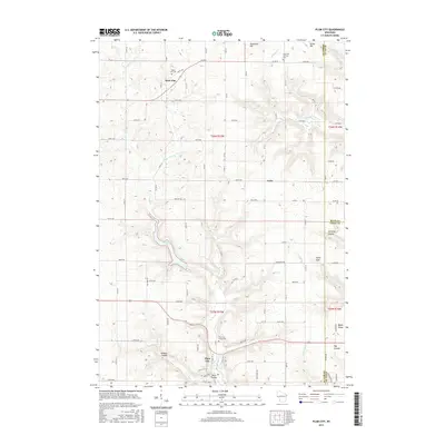 2015 Map of Plum City, 2015 Print